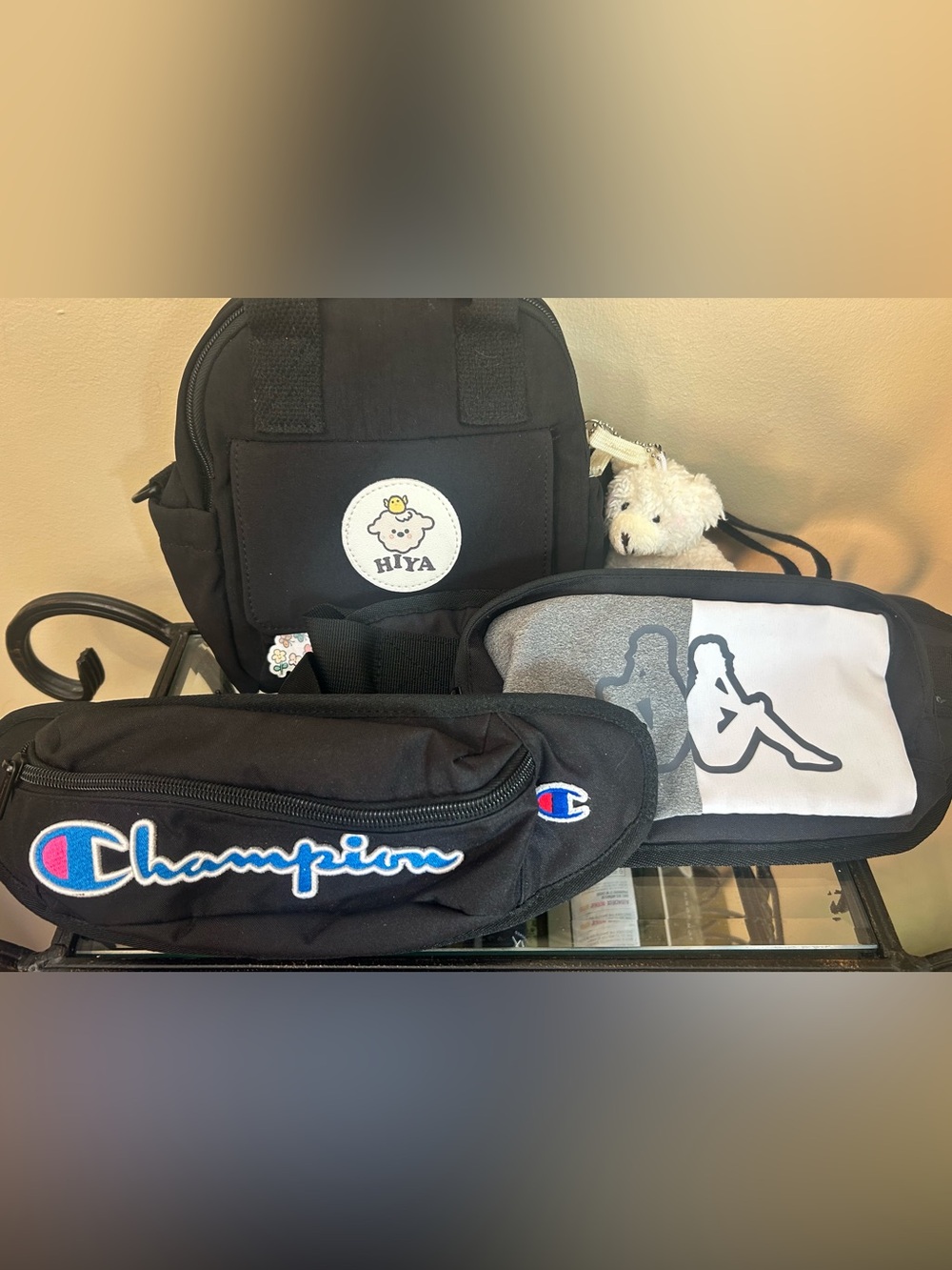 Bundle of Fanny Packs, Mini Backpack